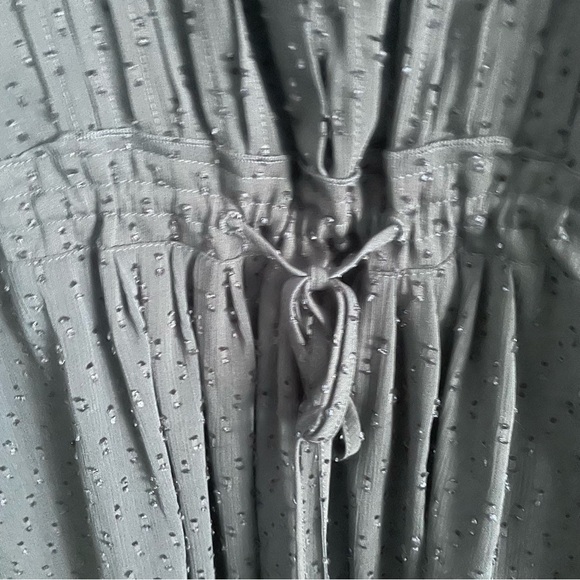 Tommy Hilfiger Navy Blue Long-Sleeve Swiss Dot Dress - Size Large, Flowy - Picture 6 of 11